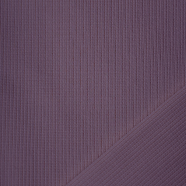 Rib Boordstof Blueberry Purple
