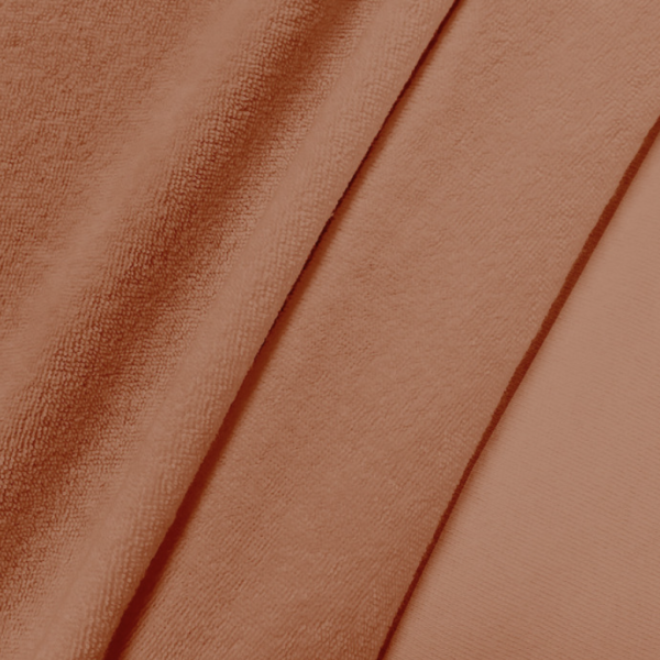Rekbare Badstof Sunset Orange