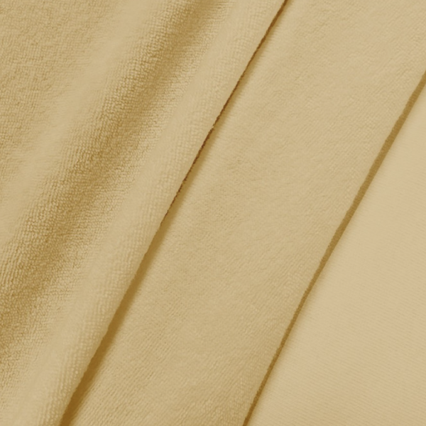Rekbare Badstof Butter Yellow
