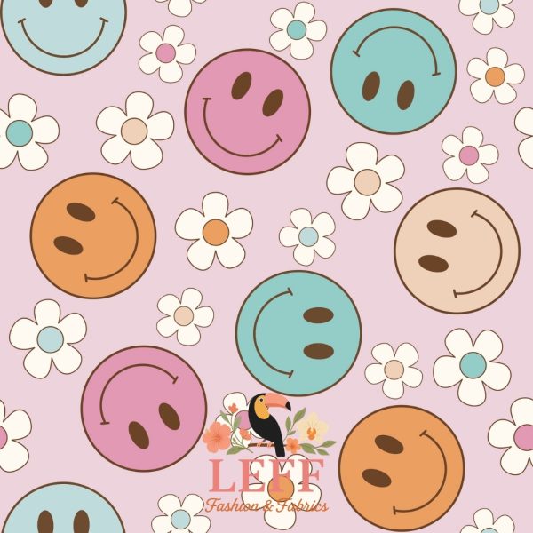 Leff’s Flower Smileys Frenchterry