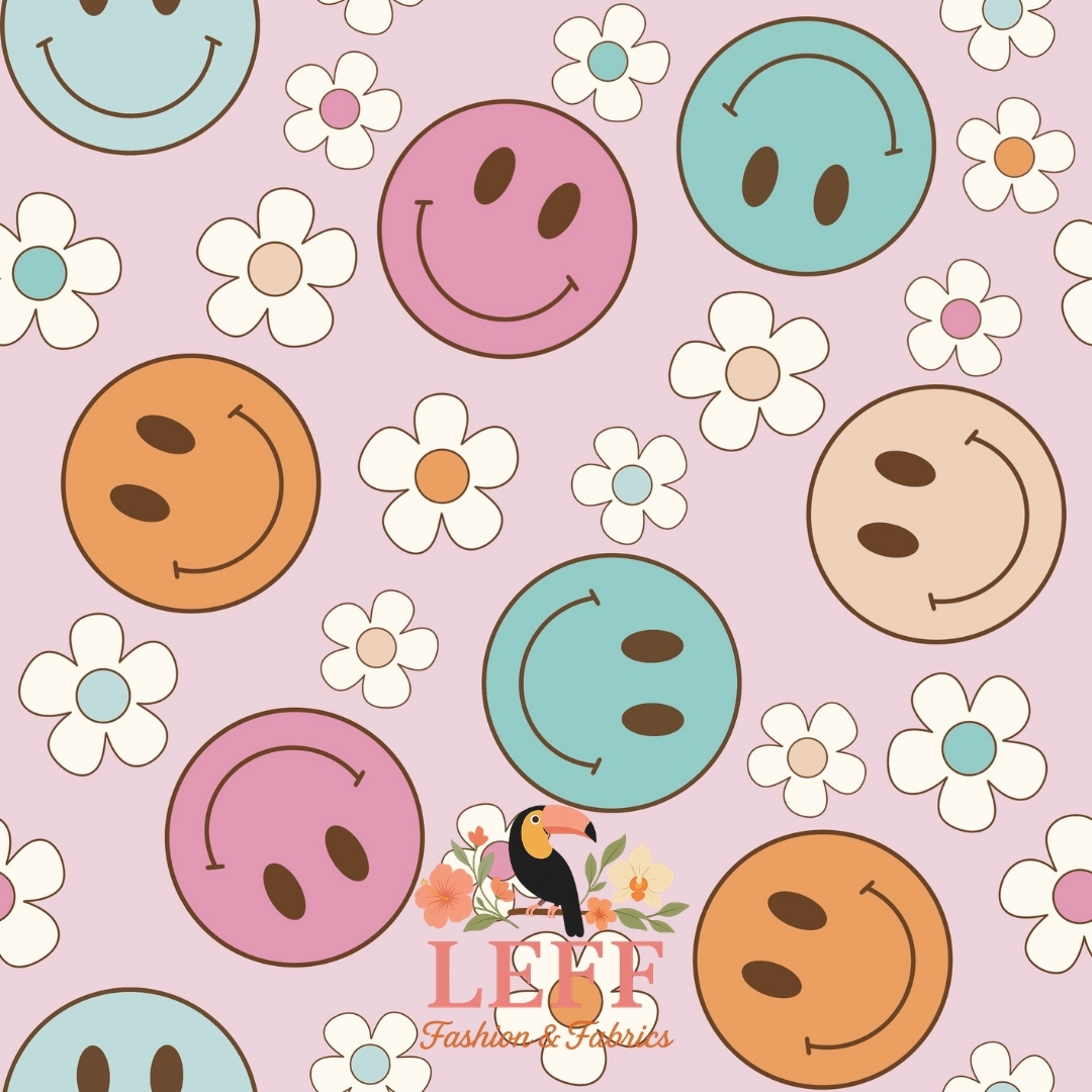 Leff's Flower Smileys Frenchterry