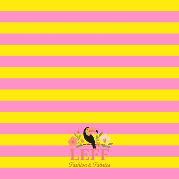 Leff’s Bubblegum Stripe Jersey 🍬💗💛