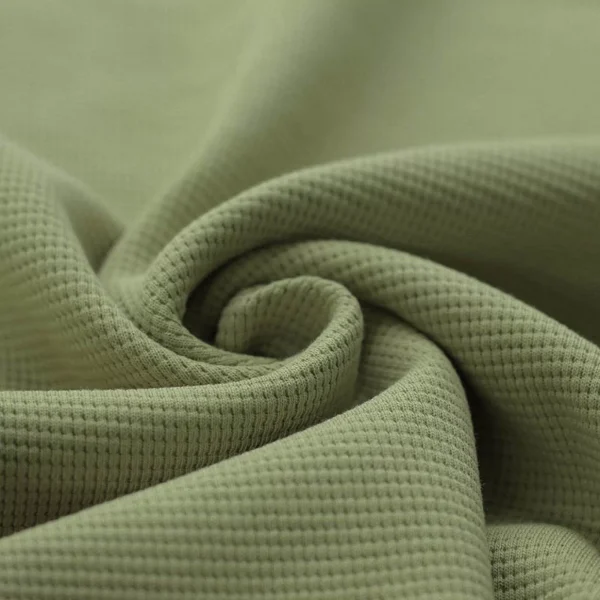 Olijf groene Wafel jersey