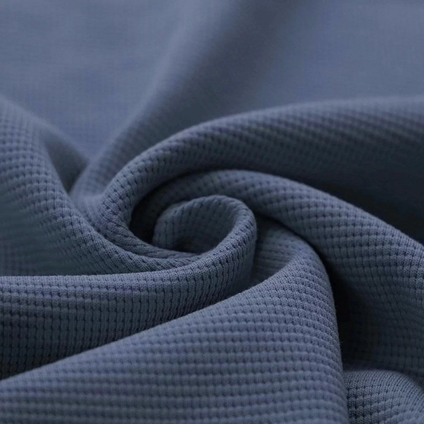 Donker Jeans Wafel Jersey