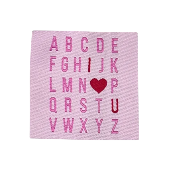 Alfabet i 🩷 you Loop&Label
