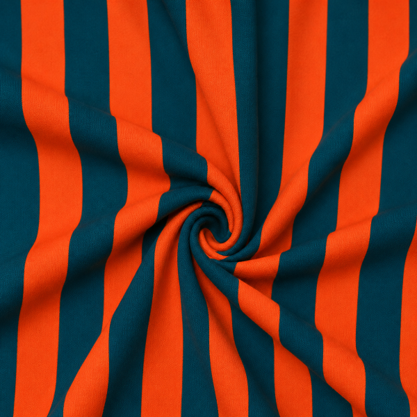 Viscose Coral Stripes