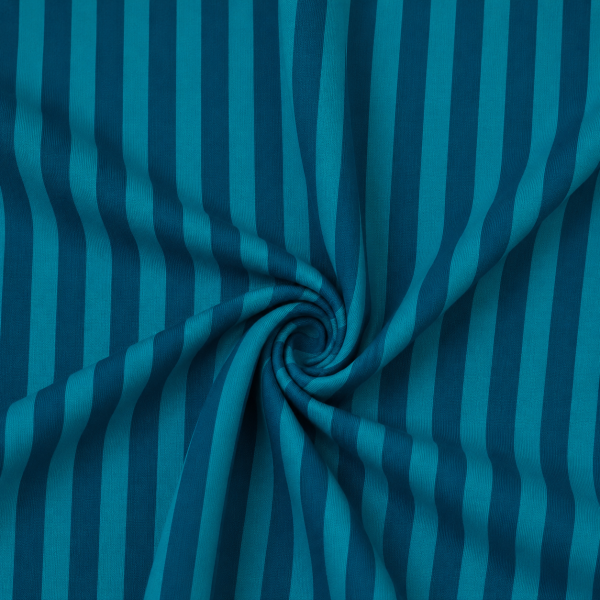 Jersey Deep Teal Stripes