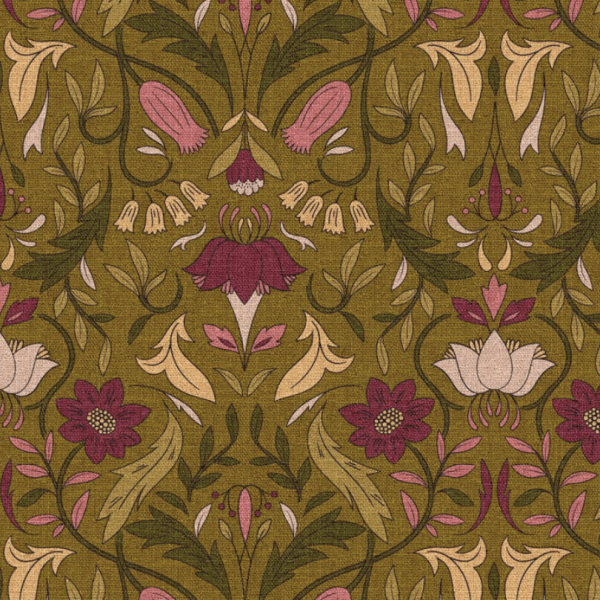 Half Panama Canvas Botanical Herritage