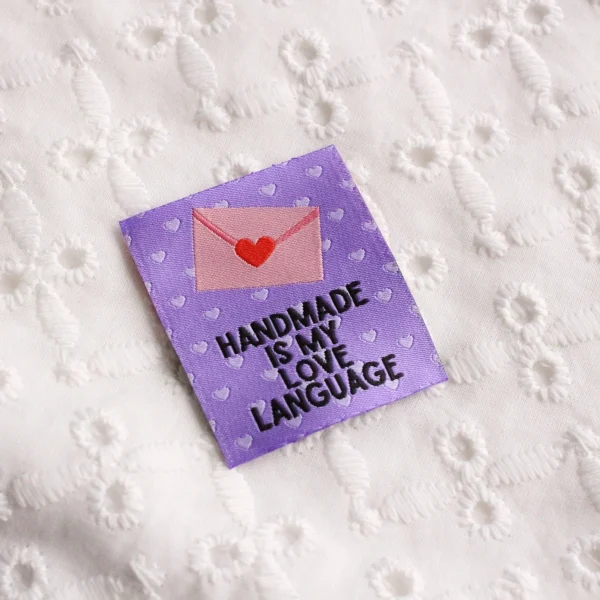 Handmade is my love language label