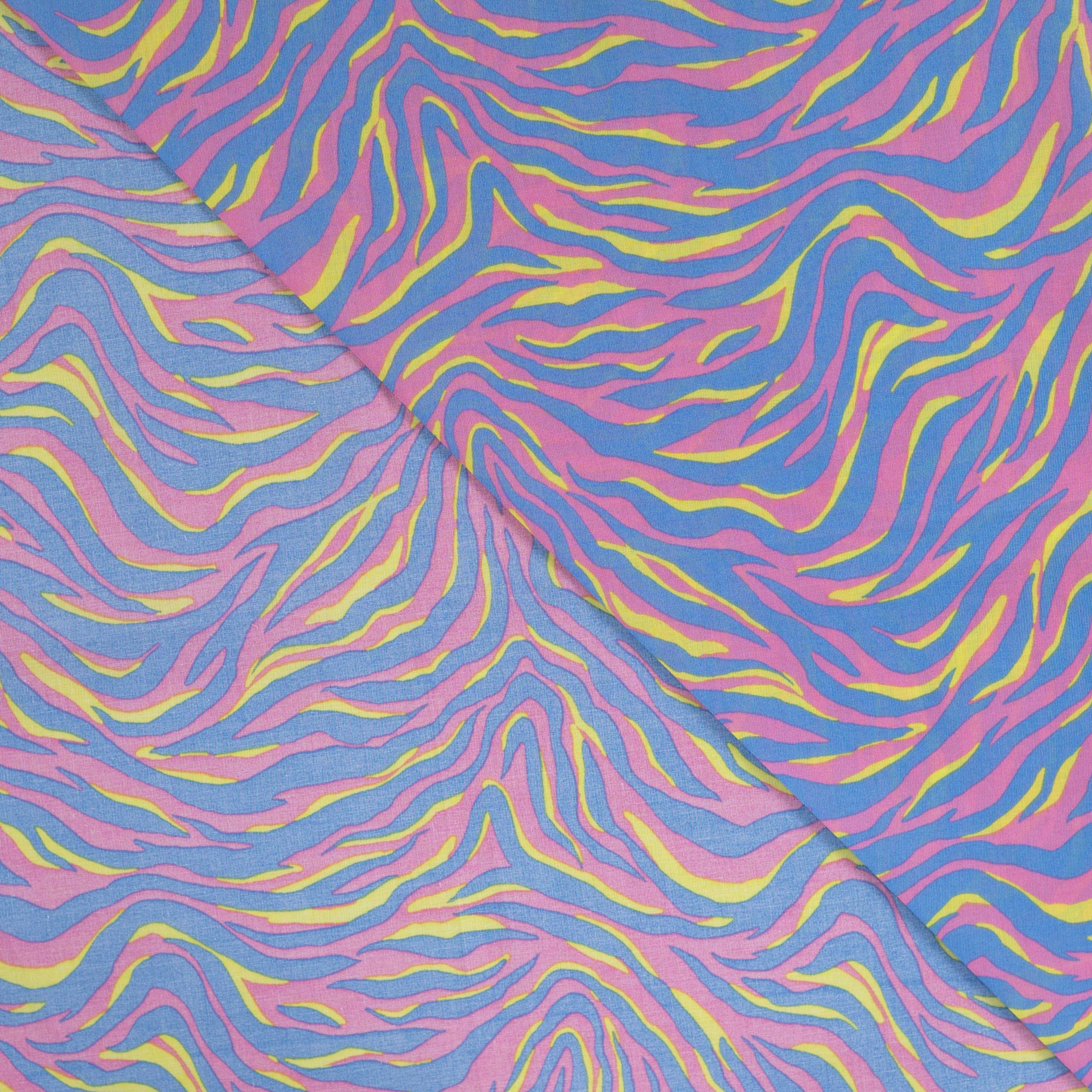 Katoen Neon Zebra Afbeelding 2