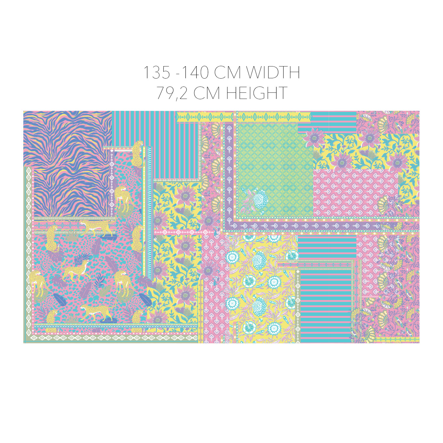 Katoen Patchwork Paradise