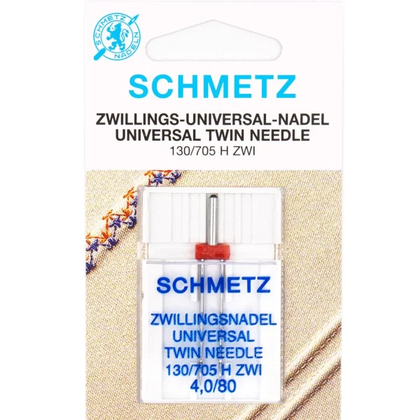 Schmetz tweelingnaald universeel 4,0/100