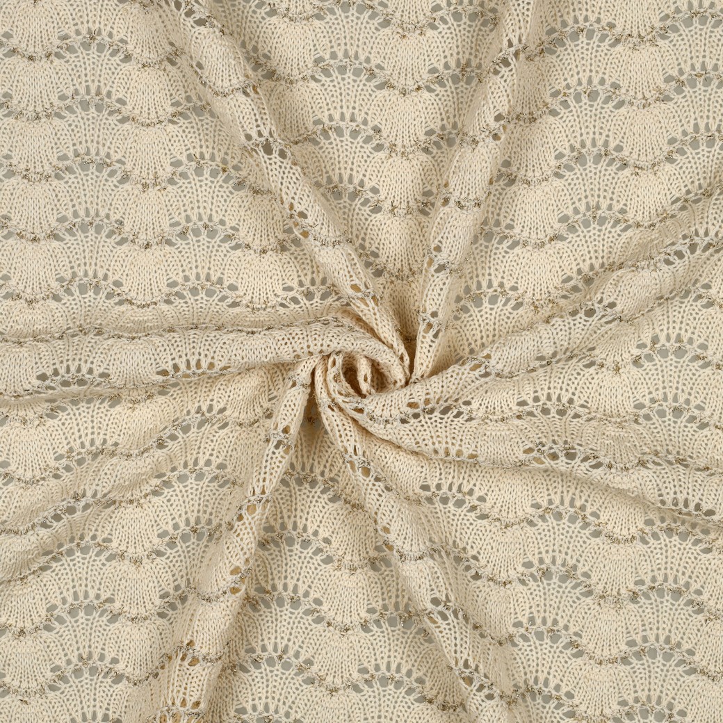 Knitted Jacquard met Lurex