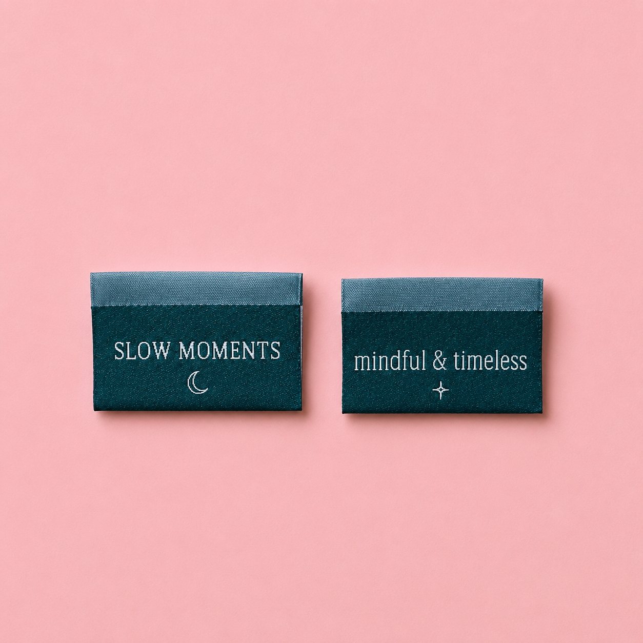 Zijnaadlabel slow moments/ mindful & timeless petrol