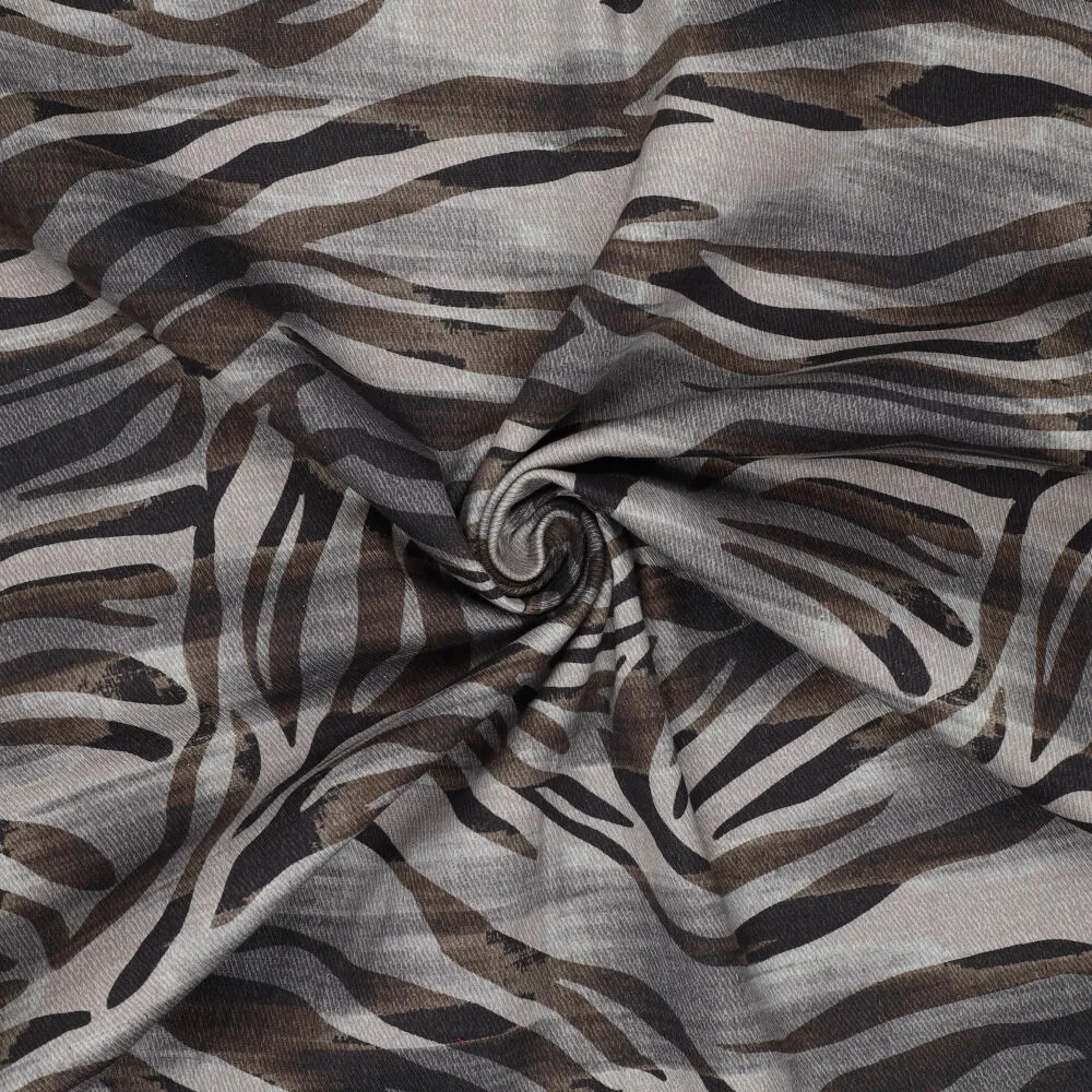 Denim Twill Zebra Urban Stripes