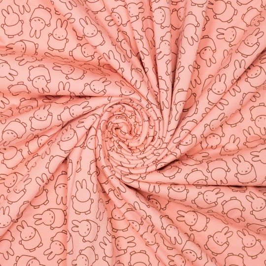 Frenchterry Nijntje roze