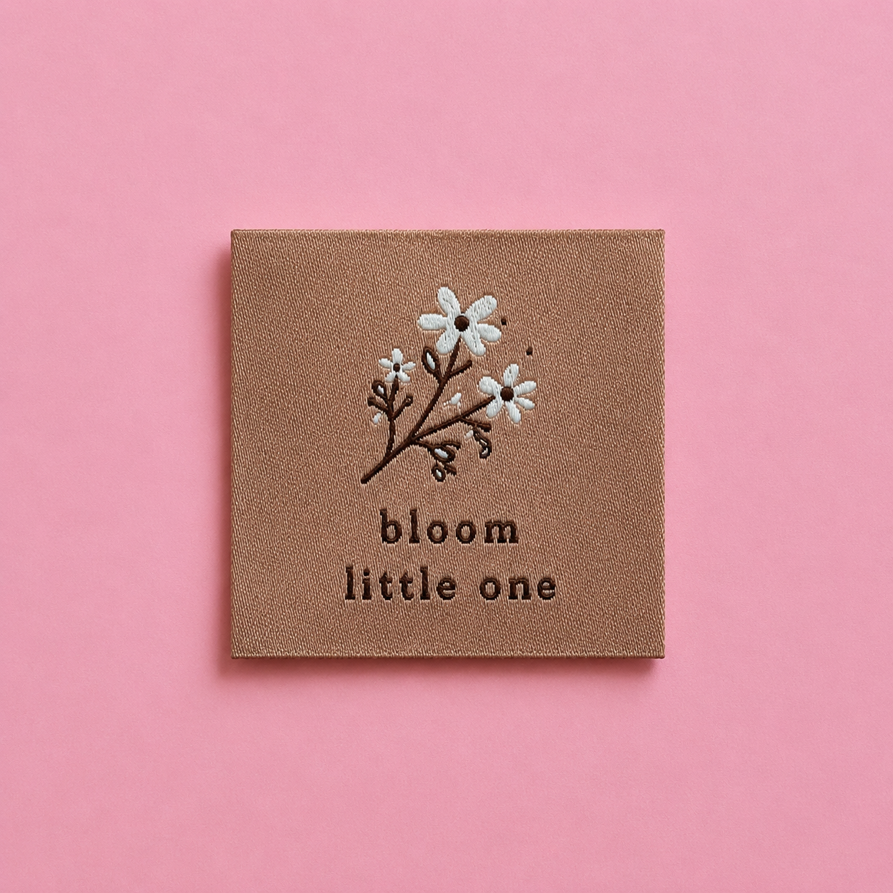 Vierkant label Bloom Little One