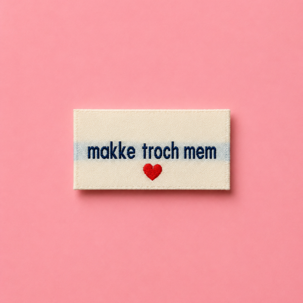 Zijnaadlabel Makke troch mem