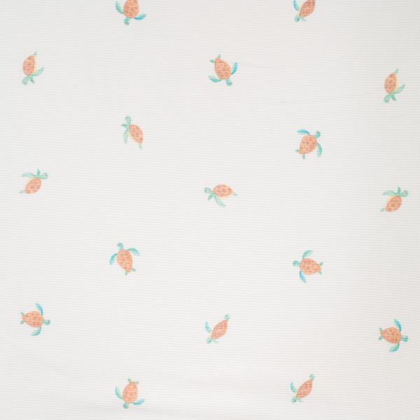Ribjersey Paneel schildpadjes