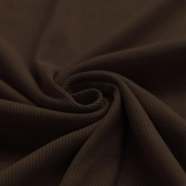 Chocolade bruine ribjersey