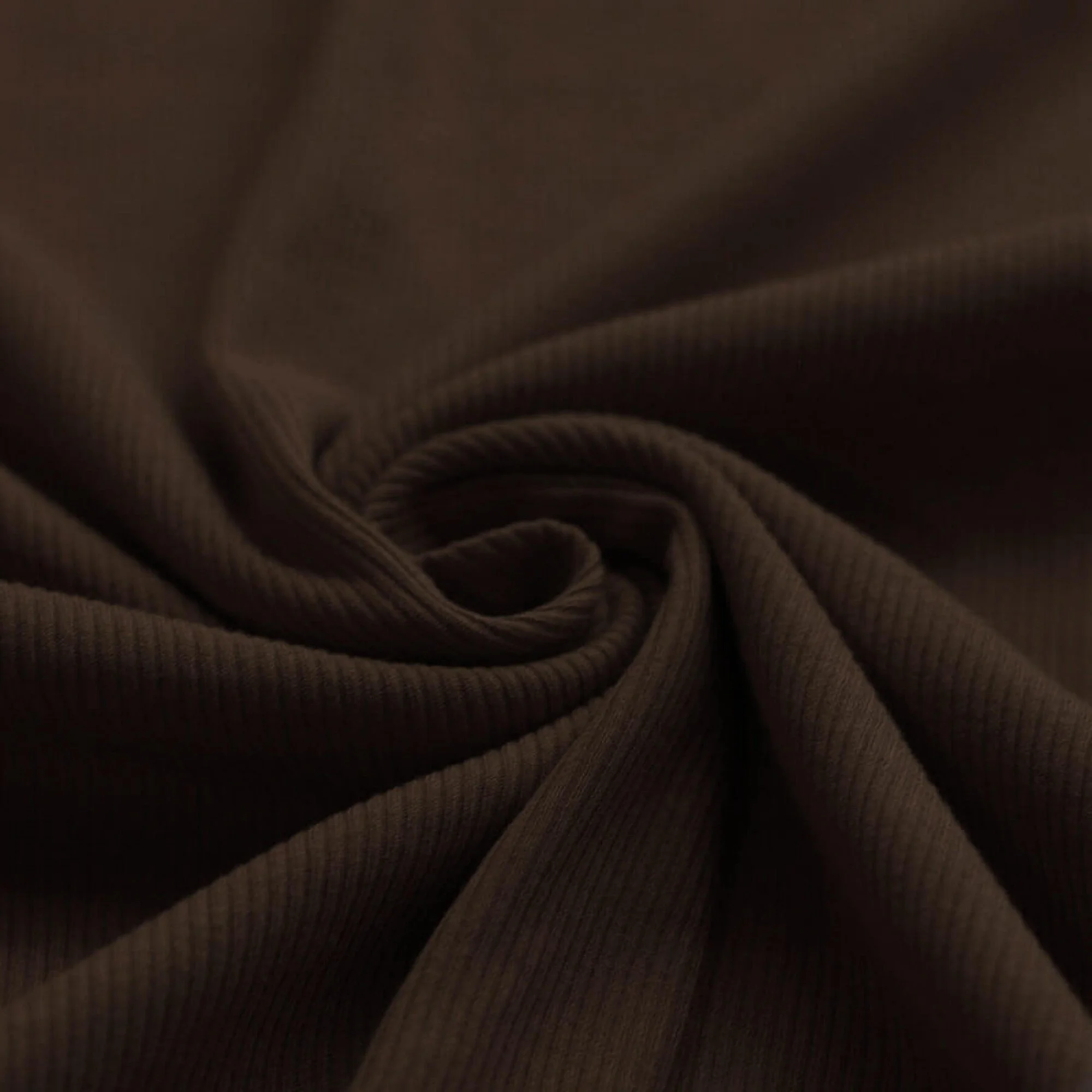 Chocolade bruine ribjersey