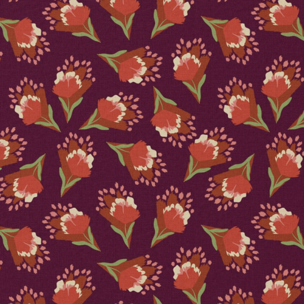 Crimson Bloom Katoen