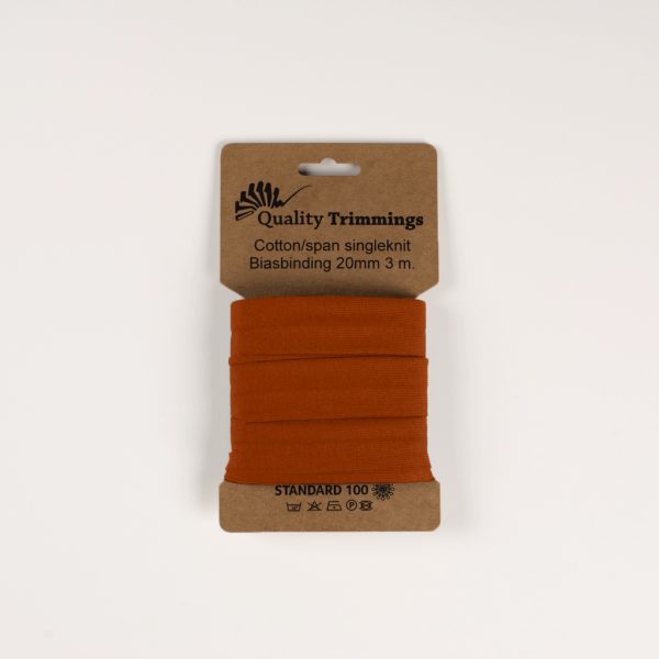 Jersey biasband cognac