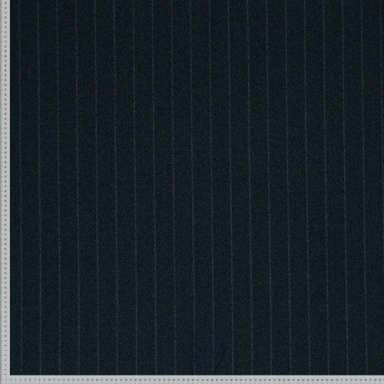 Woven Bamboo Stripes Midnight Navy