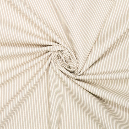 Denim Stripe Sand & Cream