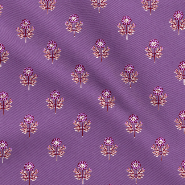 Leff Plum Blossom Denim Twill