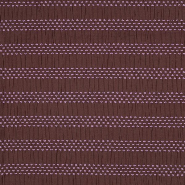 Cocoa Lilac Katoenen Dobby