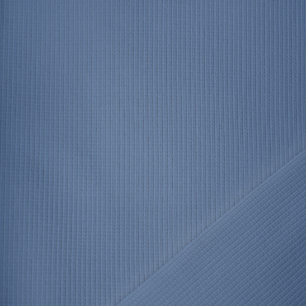 Rib Boordstof Denim Blue