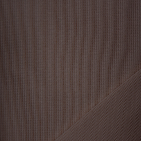 Rib boordstof Brown