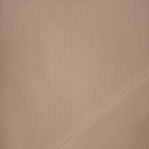 Rib Boordstof Taupe