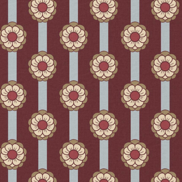 Retro Daisy Lane Katoen