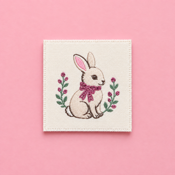 Label Bunny Sparkle