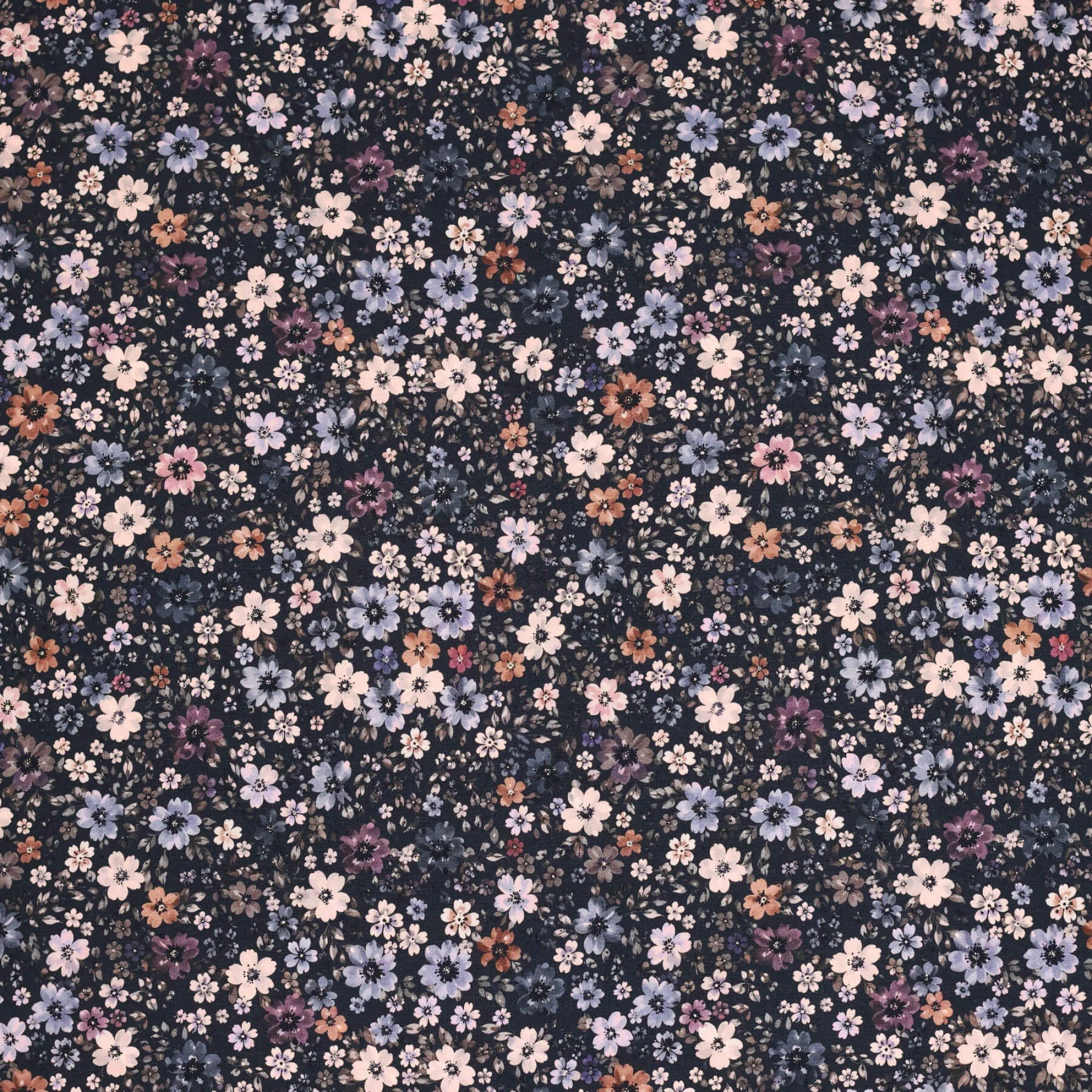 Dark Flower Blue Jersey