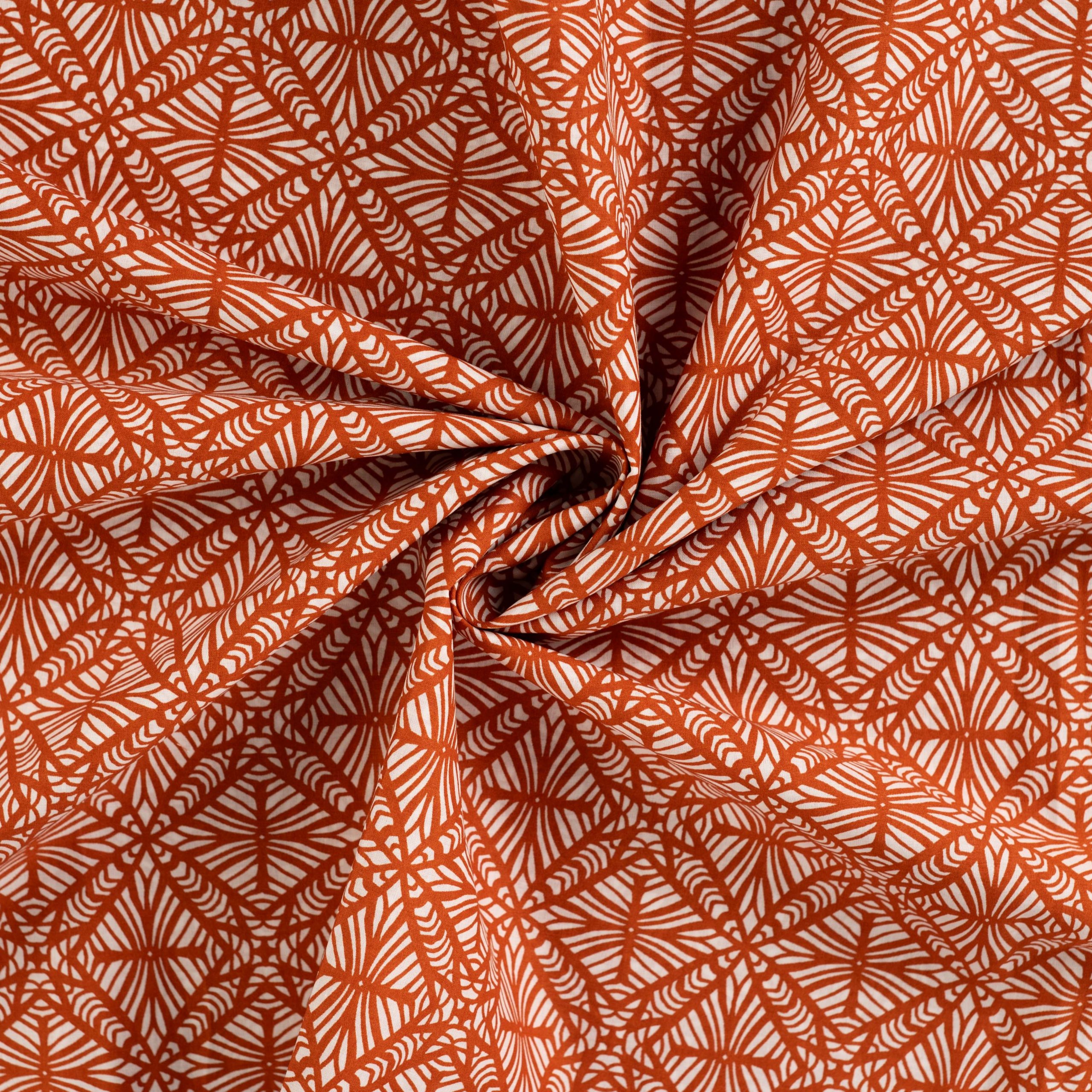 Katoen – Terracotta Tiles Afbeelding 3