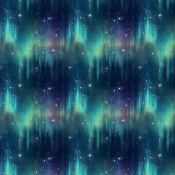 Brushed French Terry – Northern Lights