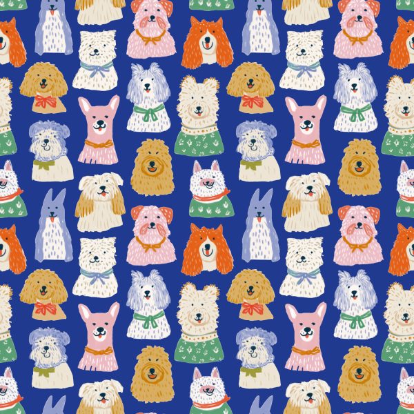 🐶 Brushed French Terry – Happy Dog Club